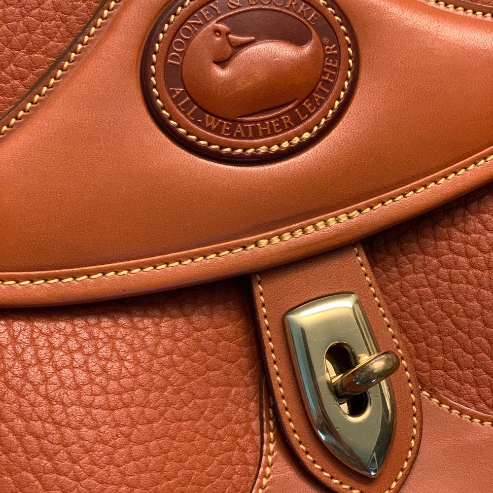 Dooney & Bourke Surry Equestrian Pony Express Bag British Tan.
